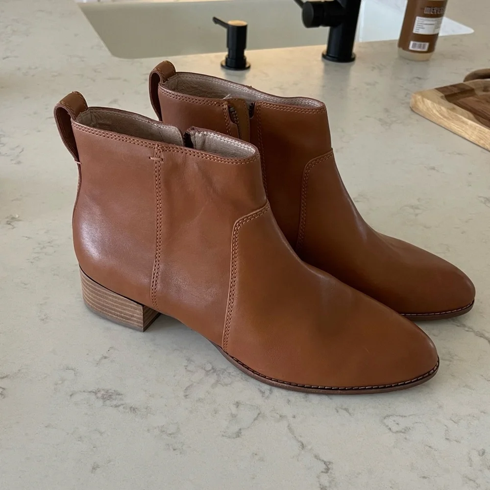 Womens Madewell leather booties - Picture 1 of 10